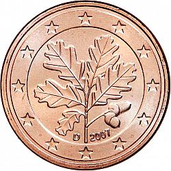 5 cent 2007 Large Obverse coin