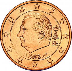 5 cent 2012 Large Obverse coin