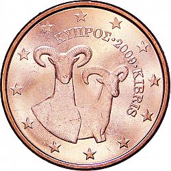 5 cent 2009 Large Obverse coin