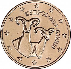 5 cent 2012 Large Obverse coin