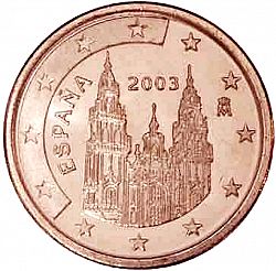 5 cent 2003 Large Obverse coin