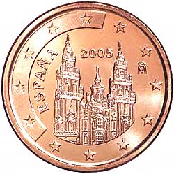 5 cent 2005 Large Obverse coin