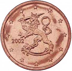 5 cent 2002 Large Obverse coin