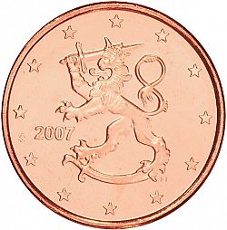 5 cent 2007 Large Obverse coin