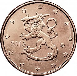 5 cent 2013 Large Obverse coin