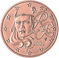 5 cent 2002 Large Obverse coin