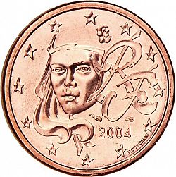 5 cent 2004 Large Obverse coin