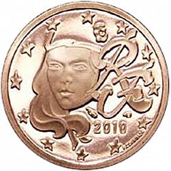 5 cent 2010 Large Obverse coin