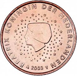 5 cent 2003 Large Obverse coin