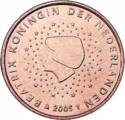 5 cent 2005 Large Obverse coin