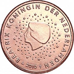 5 cent 2010 Large Obverse coin