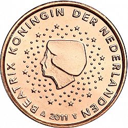 5 cent 2011 Large Obverse coin