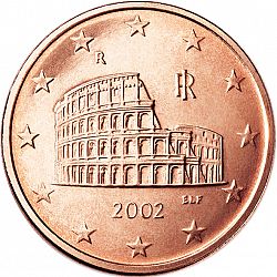 5 cent 2002 Large Obverse coin