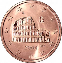 5 cent 2004 Large Obverse coin