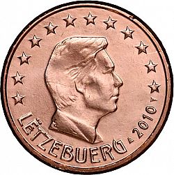 5 cent 2010 Large Obverse coin