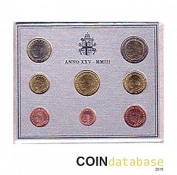 Set 2003 Large Reverse coin