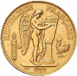 Large Obverse for 100 Francs 1894 coin