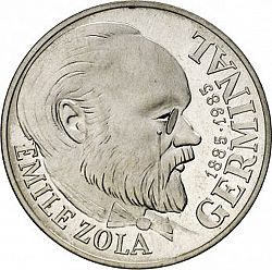 Large Obverse for 100 Francs 1985 coin