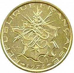 Large Obverse for 10 Francs 1974 coin