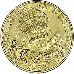 Large Obverse for 10 Francs 1983 coin