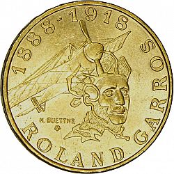 Large Obverse for 10 Francs 1988 coin