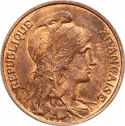 Large Obverse for 10 Centimes 1899 coin