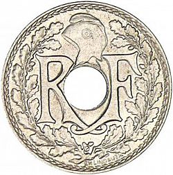 Large Obverse for 10 Centimes 1920 coin