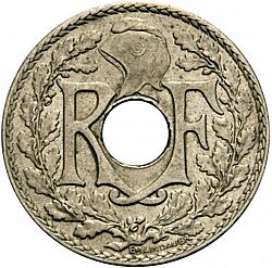 Large Reverse for 10 Centimes 1922 coin