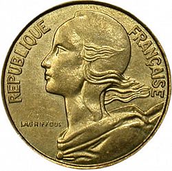 Large Obverse for 10 Centimes 1994 coin