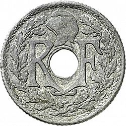 Large Obverse for 10 Centimes 1941 coin