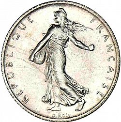 Large Obverse for 1 Franc 1912 coin