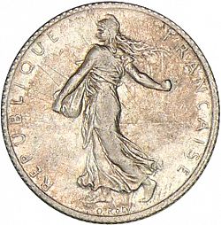 Large Obverse for 1 Franc 1915 coin