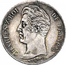 Large Obverse for 1 Franc 1829 coin