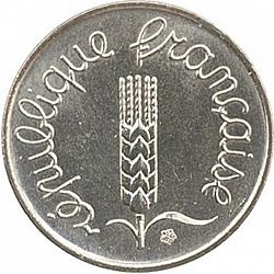 Large Obverse for 1 Centime 1984 coin