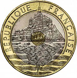 Large Obverse for 20 Francs 2000 coin
