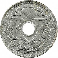 Large Obverse for 20 Centimes 1945 coin