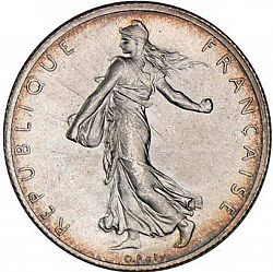 Large Obverse for 2 Francs 1913 coin
