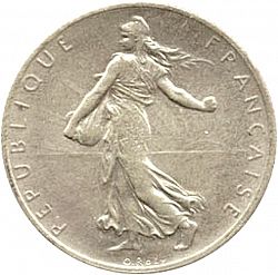 Large Obverse for 2 Francs 1920 coin
