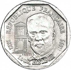 Large Obverse for 2 Francs 1995 coin