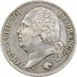 Large Obverse for 2 Francs 1817 coin