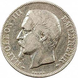 Large Obverse for 2 Francs 1856 coin
