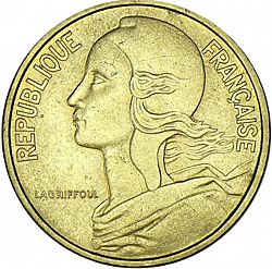 Large Obverse for 50 Centimes 1962 coin