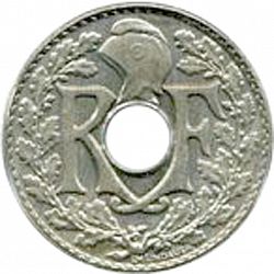 Large Obverse for 5 Centimes 1936 coin