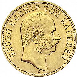 Large Obverse for 10 Mark 1903 coin