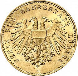 Large Obverse for 10 Mark 1904 coin