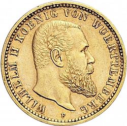 Large Obverse for 10 Mark 1905 coin