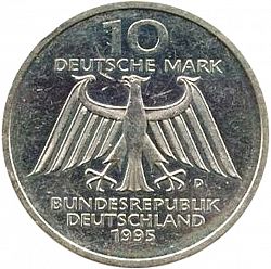 Large Obverse for 10 Mark 1995 coin