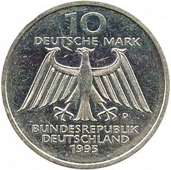 Large Obverse for 10 Mark 1995 coin