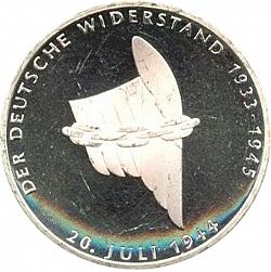 Large Reverse for 10 Mark 1994 coin