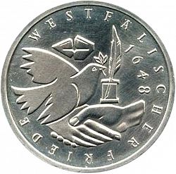 Large Reverse for 10 Mark 1998 coin